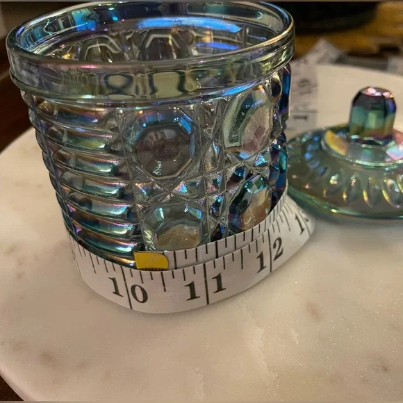 Vintage Indiana Glass Windsor Royal Brighton sugar bowl with a lid. - Picture 17 of 17